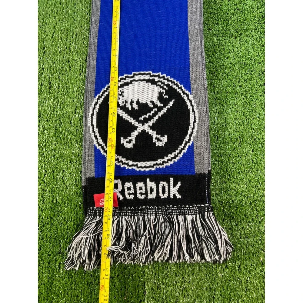 Reebok Buffalo Sabres/Ducks NHL Premiere Hockey Scarf scarve Knit‎ Blue White